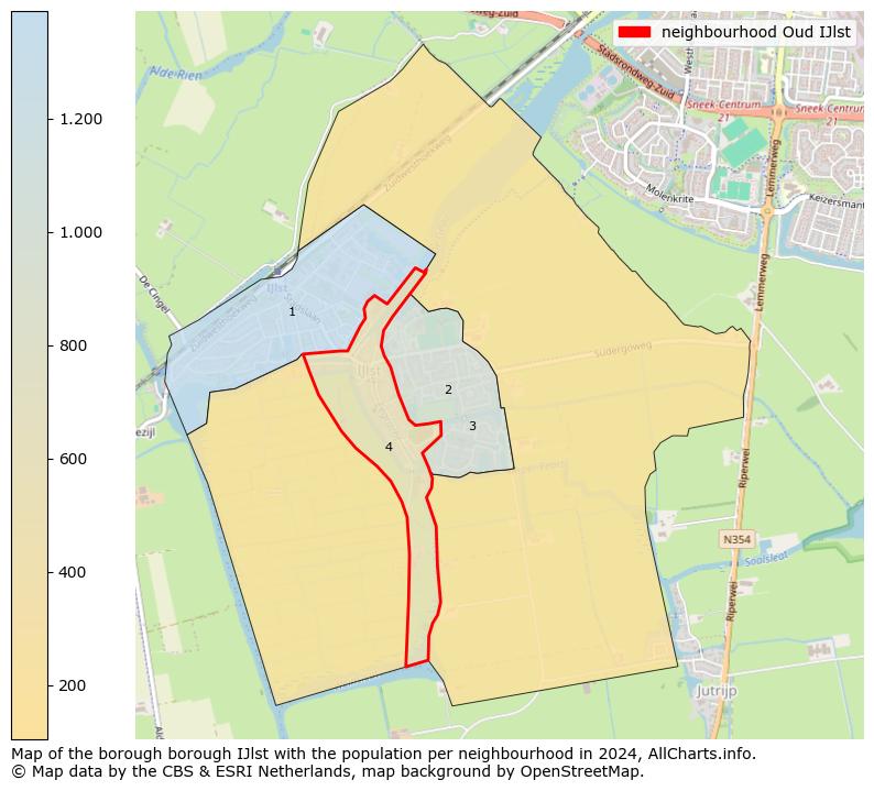 Image of the neighbourhood Oud IJlst at the map. This image is used as introduction to this page. This page shows a lot of information about the population in the neighbourhood Oud IJlst (such as the distribution by age groups of the residents, the composition of households, whether inhabitants are natives or Dutch with an immigration background, data about the houses (numbers, types, price development, use, type of property, ...) and more (car ownership, energy consumption, ...) based on open data from the Dutch Central Bureau of Statistics and various other sources!