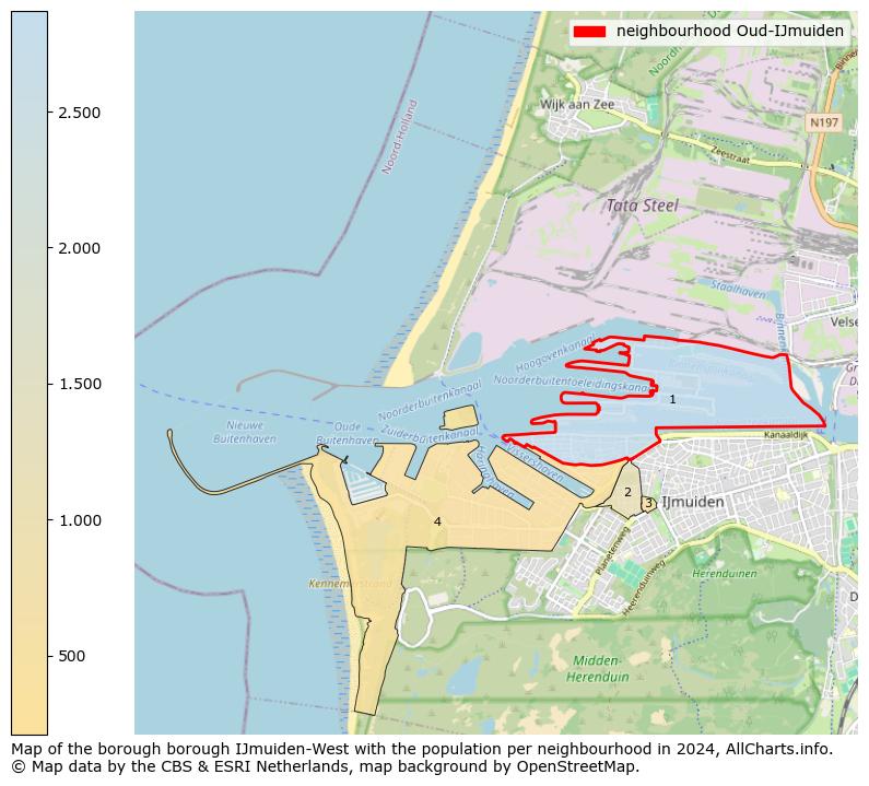 Image of the neighbourhood Oud-IJmuiden at the map. This image is used as introduction to this page. This page shows a lot of information about the population in the neighbourhood Oud-IJmuiden (such as the distribution by age groups of the residents, the composition of households, whether inhabitants are natives or Dutch with an immigration background, data about the houses (numbers, types, price development, use, type of property, ...) and more (car ownership, energy consumption, ...) based on open data from the Dutch Central Bureau of Statistics and various other sources!