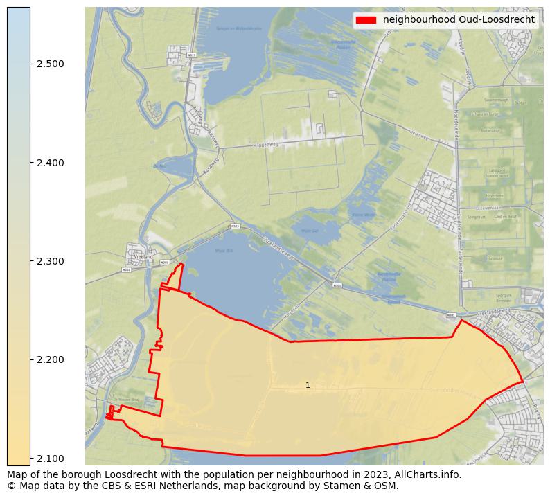 Map of the borough Loosdrecht with the population per neighbourhood in 2023. This page shows a lot of information about residents (such as the distribution by age groups, family composition, gender, native or Dutch with an immigration background, ...), homes (numbers, types, price development, use, type of property, ...) and more (car ownership, energy consumption, ...) based on open data from the Dutch Central Bureau of Statistics and various other sources!