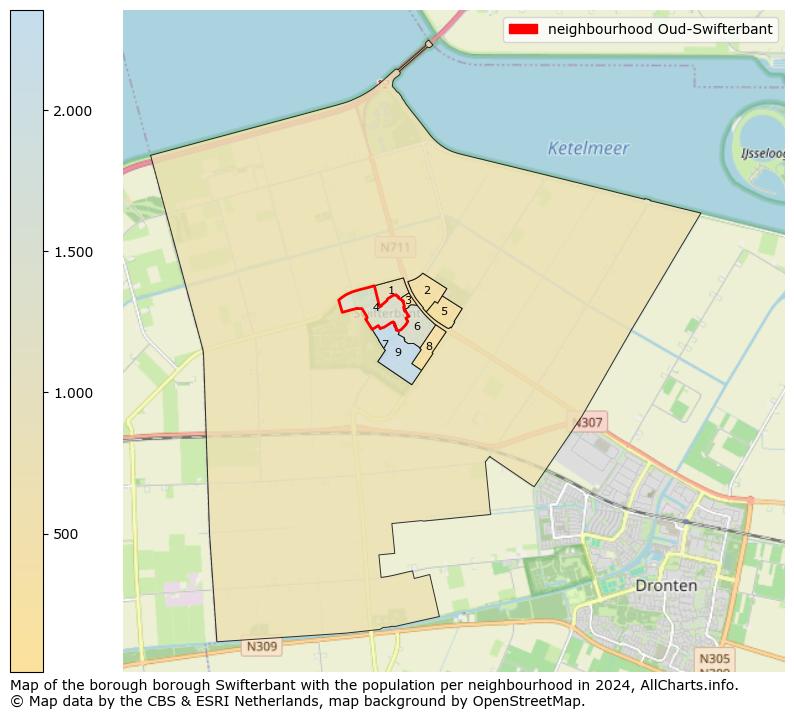 Image of the neighbourhood Oud-Swifterbant at the map. This image is used as introduction to this page. This page shows a lot of information about the population in the neighbourhood Oud-Swifterbant (such as the distribution by age groups of the residents, the composition of households, whether inhabitants are natives or Dutch with an immigration background, data about the houses (numbers, types, price development, use, type of property, ...) and more (car ownership, energy consumption, ...) based on open data from the Dutch Central Bureau of Statistics and various other sources!