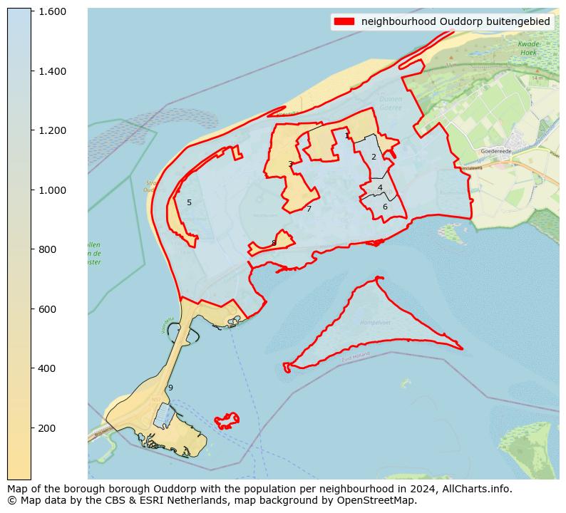 Image of the neighbourhood Ouddorp buitengebied at the map. This image is used as introduction to this page. This page shows a lot of information about the population in the neighbourhood Ouddorp buitengebied (such as the distribution by age groups of the residents, the composition of households, whether inhabitants are natives or Dutch with an immigration background, data about the houses (numbers, types, price development, use, type of property, ...) and more (car ownership, energy consumption, ...) based on open data from the Dutch Central Bureau of Statistics and various other sources!