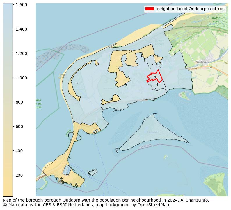 Image of the neighbourhood Ouddorp centrum at the map. This image is used as introduction to this page. This page shows a lot of information about the population in the neighbourhood Ouddorp centrum (such as the distribution by age groups of the residents, the composition of households, whether inhabitants are natives or Dutch with an immigration background, data about the houses (numbers, types, price development, use, type of property, ...) and more (car ownership, energy consumption, ...) based on open data from the Dutch Central Bureau of Statistics and various other sources!