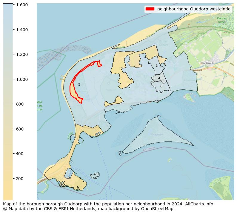 Image of the neighbourhood Ouddorp westeinde at the map. This image is used as introduction to this page. This page shows a lot of information about the population in the neighbourhood Ouddorp westeinde (such as the distribution by age groups of the residents, the composition of households, whether inhabitants are natives or Dutch with an immigration background, data about the houses (numbers, types, price development, use, type of property, ...) and more (car ownership, energy consumption, ...) based on open data from the Dutch Central Bureau of Statistics and various other sources!