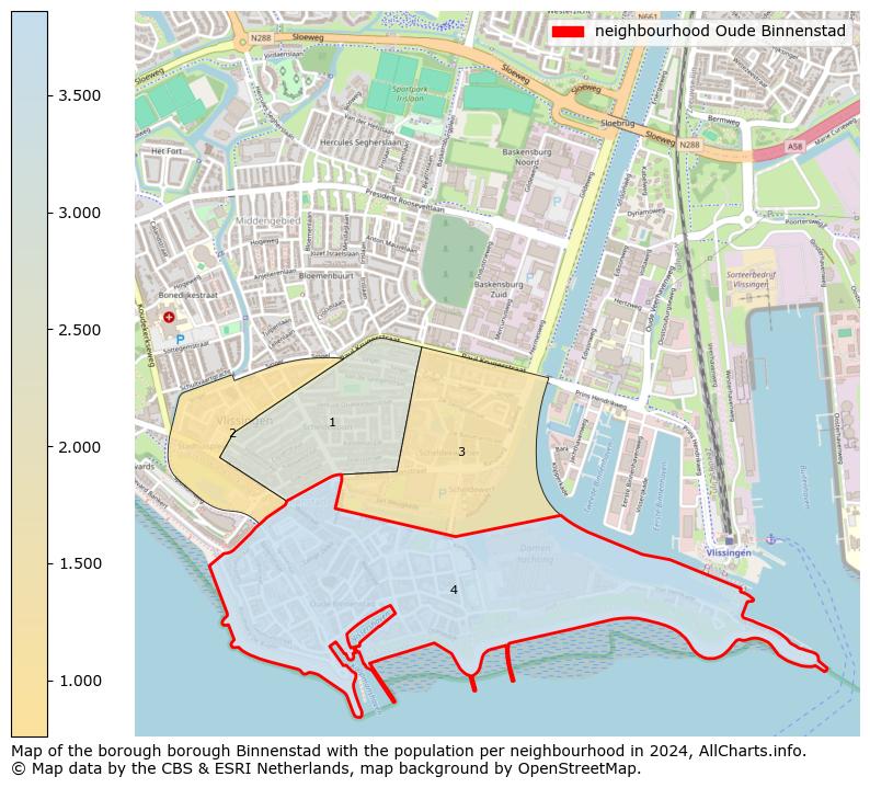 Image of the neighbourhood Oude Binnenstad at the map. This image is used as introduction to this page. This page shows a lot of information about the population in the neighbourhood Oude Binnenstad (such as the distribution by age groups of the residents, the composition of households, whether inhabitants are natives or Dutch with an immigration background, data about the houses (numbers, types, price development, use, type of property, ...) and more (car ownership, energy consumption, ...) based on open data from the Dutch Central Bureau of Statistics and various other sources!