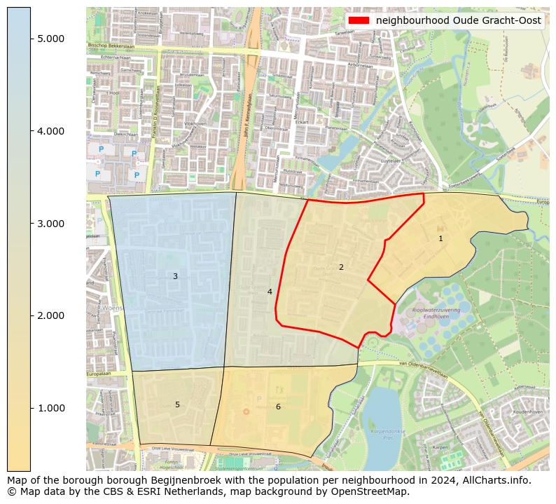 Image of the neighbourhood Oude Gracht-Oost at the map. This image is used as introduction to this page. This page shows a lot of information about the population in the neighbourhood Oude Gracht-Oost (such as the distribution by age groups of the residents, the composition of households, whether inhabitants are natives or Dutch with an immigration background, data about the houses (numbers, types, price development, use, type of property, ...) and more (car ownership, energy consumption, ...) based on open data from the Dutch Central Bureau of Statistics and various other sources!