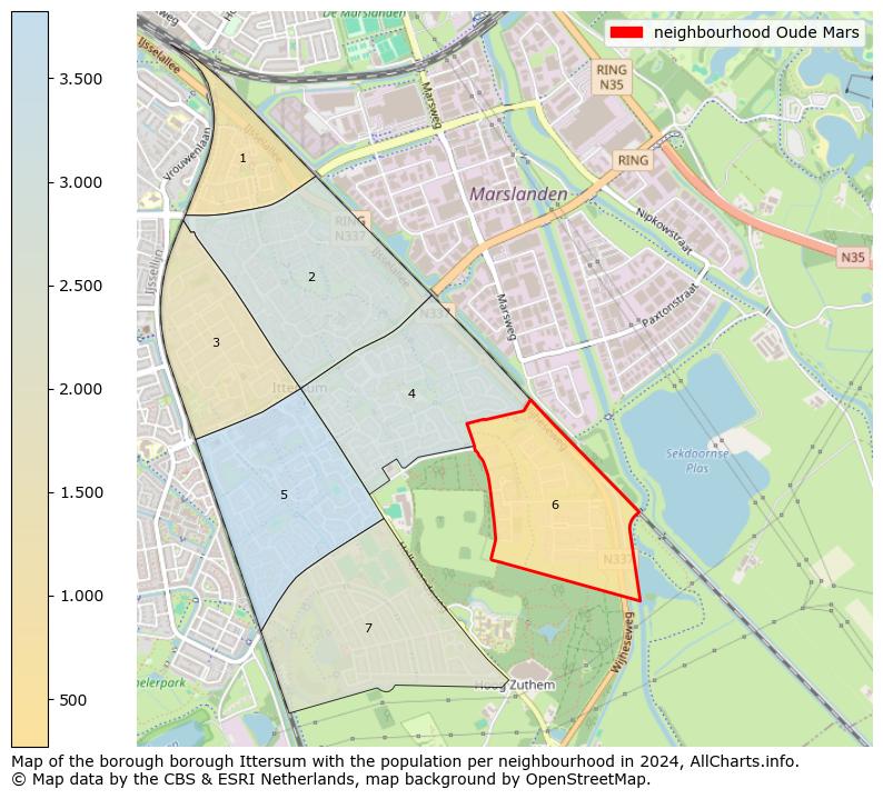 Image of the neighbourhood Oude Mars at the map. This image is used as introduction to this page. This page shows a lot of information about the population in the neighbourhood Oude Mars (such as the distribution by age groups of the residents, the composition of households, whether inhabitants are natives or Dutch with an immigration background, data about the houses (numbers, types, price development, use, type of property, ...) and more (car ownership, energy consumption, ...) based on open data from the Dutch Central Bureau of Statistics and various other sources!