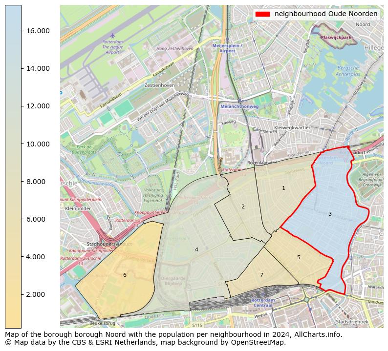 Image of the neighbourhood Oude Noorden at the map. This image is used as introduction to this page. This page shows a lot of information about the population in the neighbourhood Oude Noorden (such as the distribution by age groups of the residents, the composition of households, whether inhabitants are natives or Dutch with an immigration background, data about the houses (numbers, types, price development, use, type of property, ...) and more (car ownership, energy consumption, ...) based on open data from the Dutch Central Bureau of Statistics and various other sources!