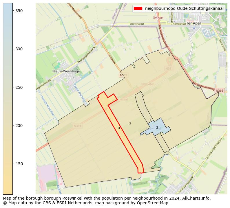 Image of the neighbourhood Oude Schuttingskanaal at the map. This image is used as introduction to this page. This page shows a lot of information about the population in the neighbourhood Oude Schuttingskanaal (such as the distribution by age groups of the residents, the composition of households, whether inhabitants are natives or Dutch with an immigration background, data about the houses (numbers, types, price development, use, type of property, ...) and more (car ownership, energy consumption, ...) based on open data from the Dutch Central Bureau of Statistics and various other sources!