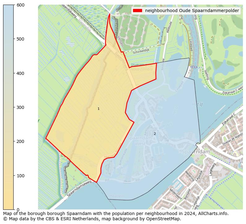 Image of the neighbourhood Oude Spaarndammerpolder at the map. This image is used as introduction to this page. This page shows a lot of information about the population in the neighbourhood Oude Spaarndammerpolder (such as the distribution by age groups of the residents, the composition of households, whether inhabitants are natives or Dutch with an immigration background, data about the houses (numbers, types, price development, use, type of property, ...) and more (car ownership, energy consumption, ...) based on open data from the Dutch Central Bureau of Statistics and various other sources!