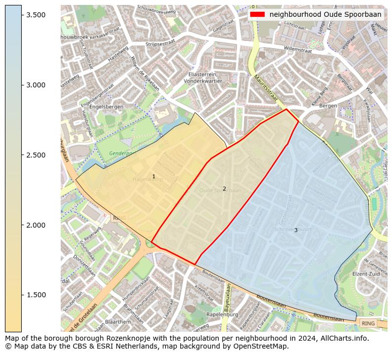 Image of the neighbourhood Oude Spoorbaan at the map. This image is used as introduction to this page. This page shows a lot of information about the population in the neighbourhood Oude Spoorbaan (such as the distribution by age groups of the residents, the composition of households, whether inhabitants are natives or Dutch with an immigration background, data about the houses (numbers, types, price development, use, type of property, ...) and more (car ownership, energy consumption, ...) based on open data from the Dutch Central Bureau of Statistics and various other sources!