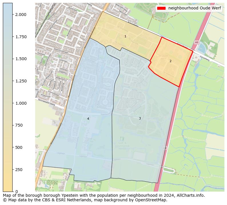 Image of the neighbourhood Oude Werf at the map. This image is used as introduction to this page. This page shows a lot of information about the population in the neighbourhood Oude Werf (such as the distribution by age groups of the residents, the composition of households, whether inhabitants are natives or Dutch with an immigration background, data about the houses (numbers, types, price development, use, type of property, ...) and more (car ownership, energy consumption, ...) based on open data from the Dutch Central Bureau of Statistics and various other sources!