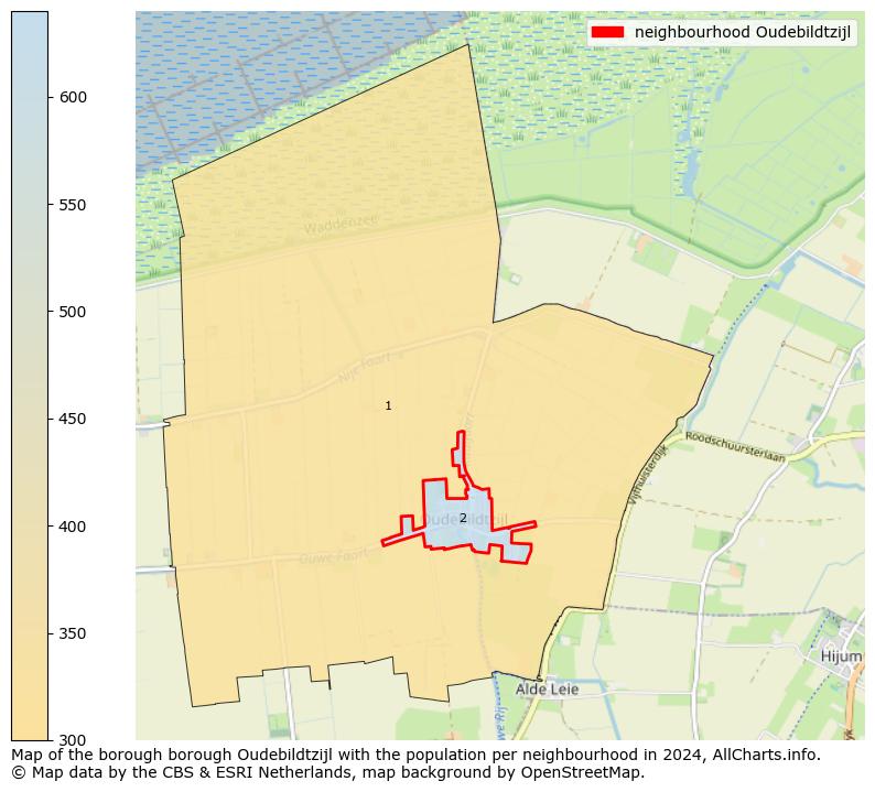 Image of the neighbourhood Oudebildtzijl at the map. This image is used as introduction to this page. This page shows a lot of information about the population in the neighbourhood Oudebildtzijl (such as the distribution by age groups of the residents, the composition of households, whether inhabitants are natives or Dutch with an immigration background, data about the houses (numbers, types, price development, use, type of property, ...) and more (car ownership, energy consumption, ...) based on open data from the Dutch Central Bureau of Statistics and various other sources!