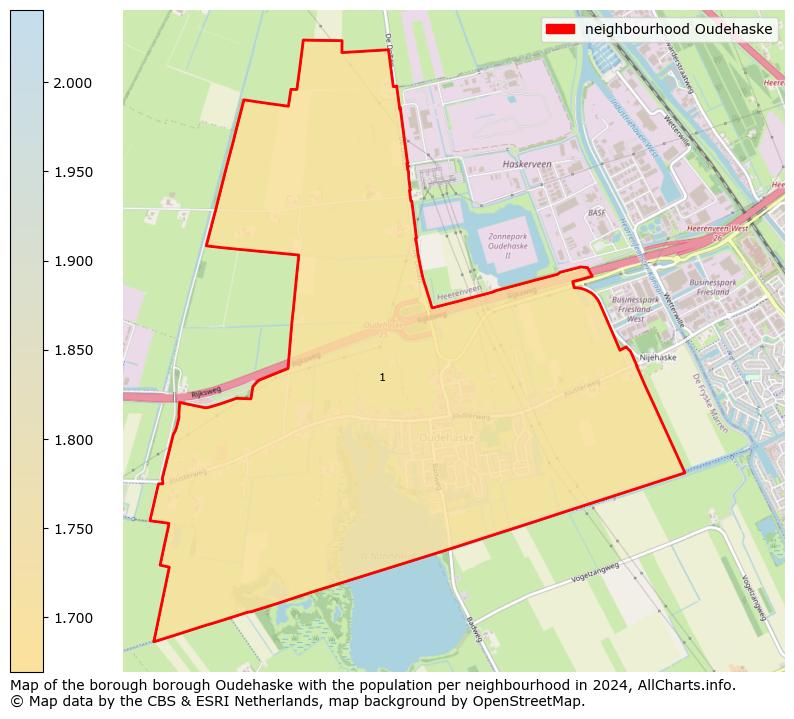 Image of the neighbourhood Oudehaske at the map. This image is used as introduction to this page. This page shows a lot of information about the population in the neighbourhood Oudehaske (such as the distribution by age groups of the residents, the composition of households, whether inhabitants are natives or Dutch with an immigration background, data about the houses (numbers, types, price development, use, type of property, ...) and more (car ownership, energy consumption, ...) based on open data from the Dutch Central Bureau of Statistics and various other sources!