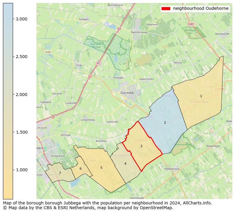 Image of the neighbourhood Oudehorne at the map. This image is used as introduction to this page. This page shows a lot of information about the population in the neighbourhood Oudehorne (such as the distribution by age groups of the residents, the composition of households, whether inhabitants are natives or Dutch with an immigration background, data about the houses (numbers, types, price development, use, type of property, ...) and more (car ownership, energy consumption, ...) based on open data from the Dutch Central Bureau of Statistics and various other sources!