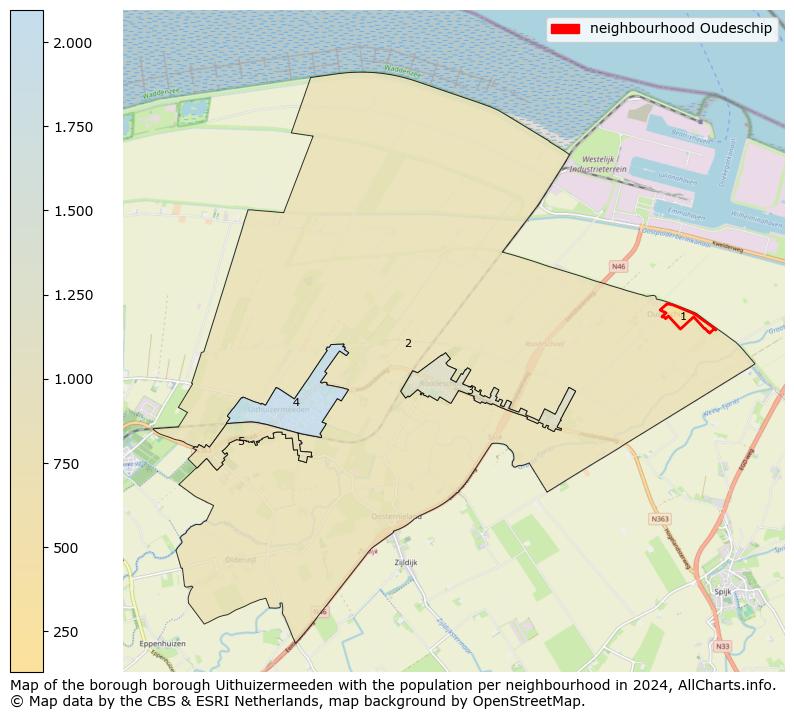 Image of the neighbourhood Oudeschip at the map. This image is used as introduction to this page. This page shows a lot of information about the population in the neighbourhood Oudeschip (such as the distribution by age groups of the residents, the composition of households, whether inhabitants are natives or Dutch with an immigration background, data about the houses (numbers, types, price development, use, type of property, ...) and more (car ownership, energy consumption, ...) based on open data from the Dutch Central Bureau of Statistics and various other sources!