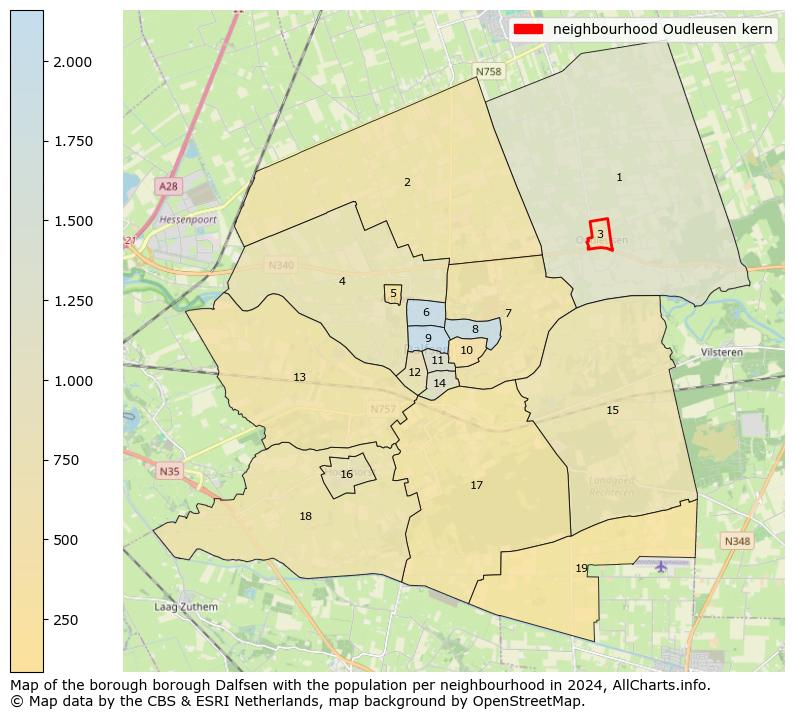 Image of the neighbourhood Oudleusen kern at the map. This image is used as introduction to this page. This page shows a lot of information about the population in the neighbourhood Oudleusen kern (such as the distribution by age groups of the residents, the composition of households, whether inhabitants are natives or Dutch with an immigration background, data about the houses (numbers, types, price development, use, type of property, ...) and more (car ownership, energy consumption, ...) based on open data from the Dutch Central Bureau of Statistics and various other sources!