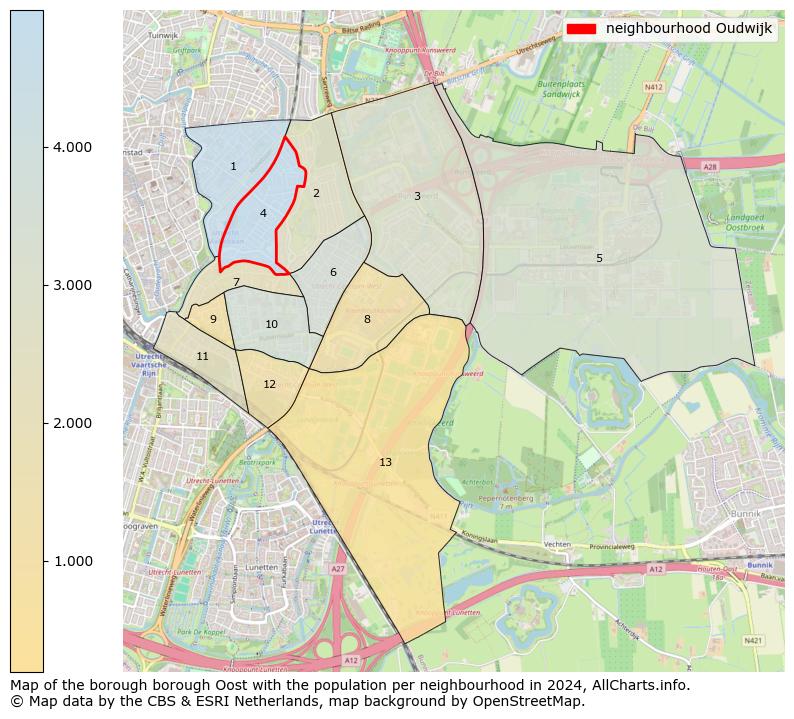 Image of the neighbourhood Oudwijk at the map. This image is used as introduction to this page. This page shows a lot of information about the population in the neighbourhood Oudwijk (such as the distribution by age groups of the residents, the composition of households, whether inhabitants are natives or Dutch with an immigration background, data about the houses (numbers, types, price development, use, type of property, ...) and more (car ownership, energy consumption, ...) based on open data from the Dutch Central Bureau of Statistics and various other sources!