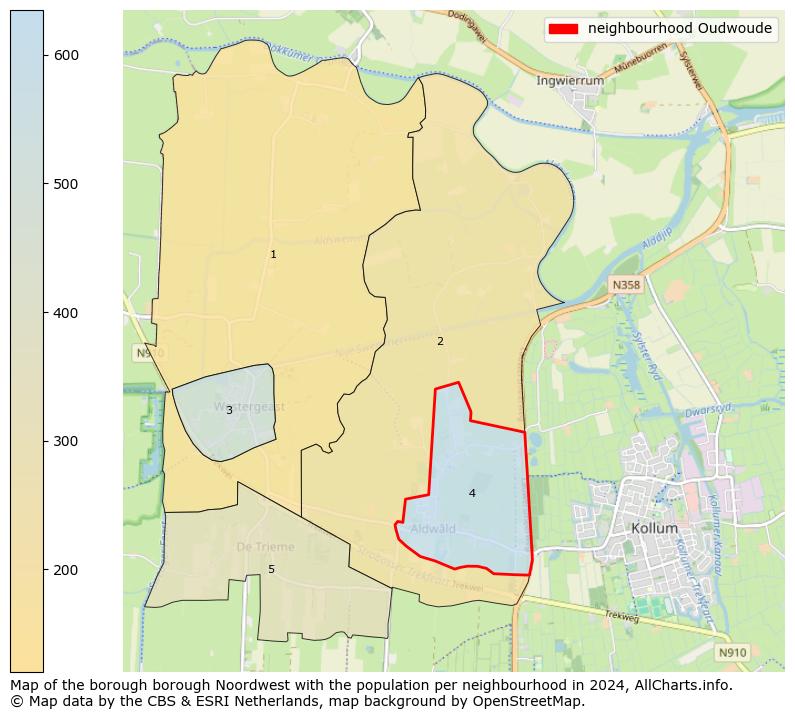 Image of the neighbourhood Oudwoude at the map. This image is used as introduction to this page. This page shows a lot of information about the population in the neighbourhood Oudwoude (such as the distribution by age groups of the residents, the composition of households, whether inhabitants are natives or Dutch with an immigration background, data about the houses (numbers, types, price development, use, type of property, ...) and more (car ownership, energy consumption, ...) based on open data from the Dutch Central Bureau of Statistics and various other sources!