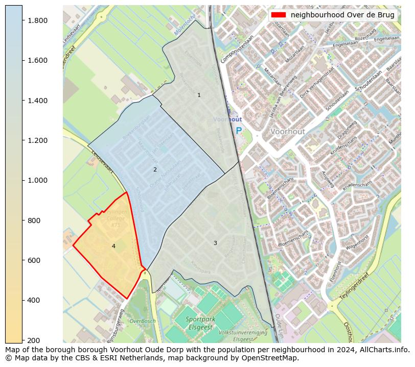 Image of the neighbourhood Over de Brug at the map. This image is used as introduction to this page. This page shows a lot of information about the population in the neighbourhood Over de Brug (such as the distribution by age groups of the residents, the composition of households, whether inhabitants are natives or Dutch with an immigration background, data about the houses (numbers, types, price development, use, type of property, ...) and more (car ownership, energy consumption, ...) based on open data from the Dutch Central Bureau of Statistics and various other sources!