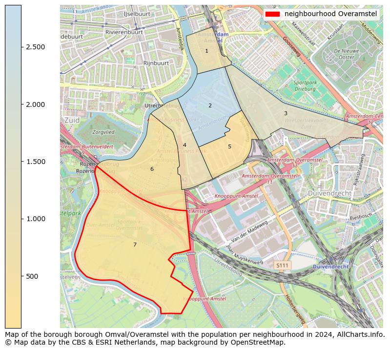 Image of the neighbourhood Overamstel at the map. This image is used as introduction to this page. This page shows a lot of information about the population in the neighbourhood Overamstel (such as the distribution by age groups of the residents, the composition of households, whether inhabitants are natives or Dutch with an immigration background, data about the houses (numbers, types, price development, use, type of property, ...) and more (car ownership, energy consumption, ...) based on open data from the Dutch Central Bureau of Statistics and various other sources!