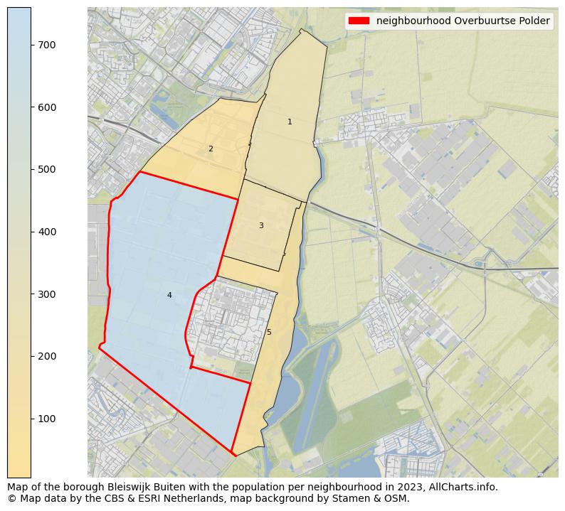 Map of the borough Bleiswijk Buiten with the population per neighbourhood in 2023. This page shows a lot of information about residents (such as the distribution by age groups, family composition, gender, native or Dutch with an immigration background, ...), homes (numbers, types, price development, use, type of property, ...) and more (car ownership, energy consumption, ...) based on open data from the Dutch Central Bureau of Statistics and various other sources!