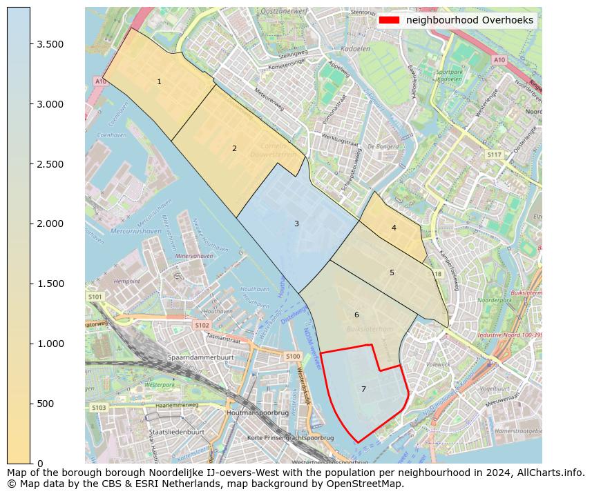 Image of the neighbourhood Overhoeks at the map. This image is used as introduction to this page. This page shows a lot of information about the population in the neighbourhood Overhoeks (such as the distribution by age groups of the residents, the composition of households, whether inhabitants are natives or Dutch with an immigration background, data about the houses (numbers, types, price development, use, type of property, ...) and more (car ownership, energy consumption, ...) based on open data from the Dutch Central Bureau of Statistics and various other sources!