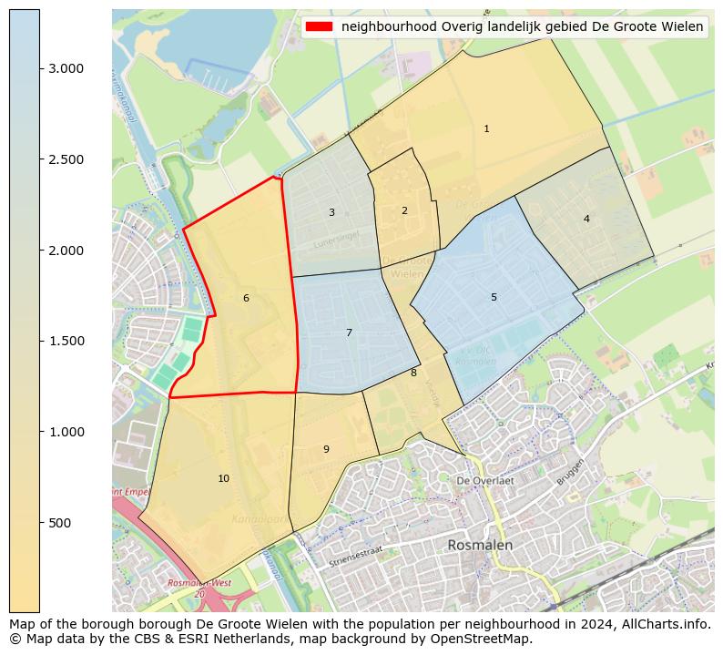 Image of the neighbourhood Overig landelijk gebied De Groote Wielen at the map. This image is used as introduction to this page. This page shows a lot of information about the population in the neighbourhood Overig landelijk gebied De Groote Wielen (such as the distribution by age groups of the residents, the composition of households, whether inhabitants are natives or Dutch with an immigration background, data about the houses (numbers, types, price development, use, type of property, ...) and more (car ownership, energy consumption, ...) based on open data from the Dutch Central Bureau of Statistics and various other sources!