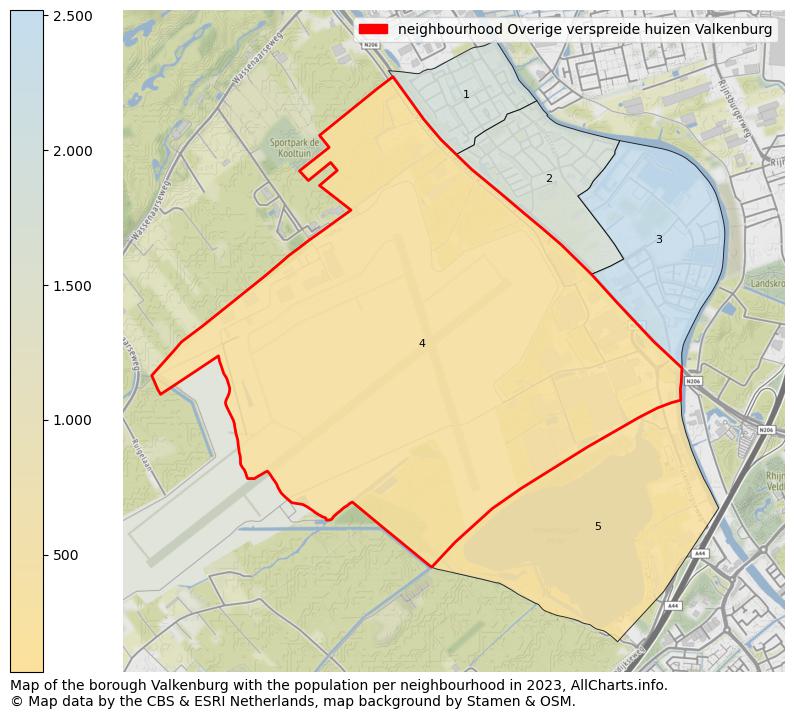 Map of the borough Valkenburg with the population per neighbourhood in 2023. This page shows a lot of information about residents (such as the distribution by age groups, family composition, gender, native or Dutch with an immigration background, ...), homes (numbers, types, price development, use, type of property, ...) and more (car ownership, energy consumption, ...) based on open data from the Dutch Central Bureau of Statistics and various other sources!