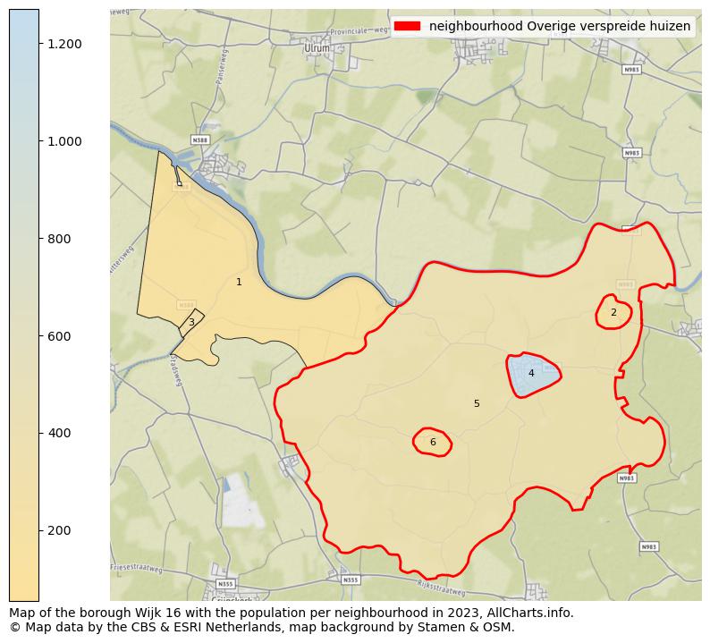 Map of the borough Wijk 16 with the population per neighbourhood in 2022. This page shows a lot of information about residents (such as the distribution by age groups, family composition, gender, native or Dutch with an immigration background, ...), homes (numbers, types, price development, use, type of property, ...) and more (car ownership, energy consumption, ...) based on open data from the Dutch Central Bureau of Statistics and various other sources!