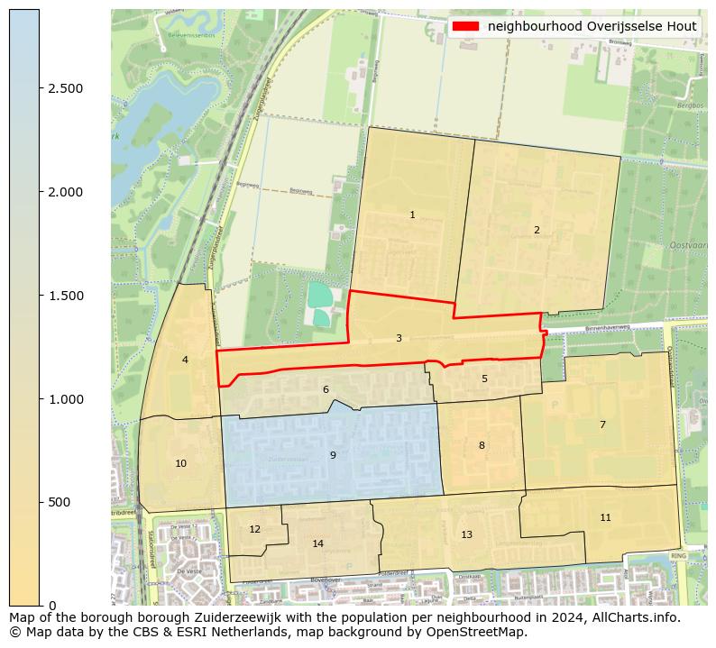 Image of the neighbourhood Overijsselse Hout at the map. This image is used as introduction to this page. This page shows a lot of information about the population in the neighbourhood Overijsselse Hout (such as the distribution by age groups of the residents, the composition of households, whether inhabitants are natives or Dutch with an immigration background, data about the houses (numbers, types, price development, use, type of property, ...) and more (car ownership, energy consumption, ...) based on open data from the Dutch Central Bureau of Statistics and various other sources!