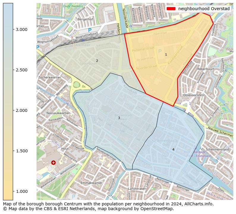 Image of the neighbourhood Overstad at the map. This image is used as introduction to this page. This page shows a lot of information about the population in the neighbourhood Overstad (such as the distribution by age groups of the residents, the composition of households, whether inhabitants are natives or Dutch with an immigration background, data about the houses (numbers, types, price development, use, type of property, ...) and more (car ownership, energy consumption, ...) based on open data from the Dutch Central Bureau of Statistics and various other sources!