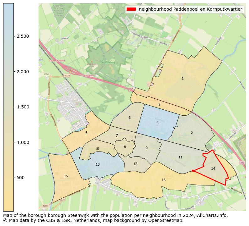 Image of the neighbourhood Paddenpoel en Kornputkwartier at the map. This image is used as introduction to this page. This page shows a lot of information about the population in the neighbourhood Paddenpoel en Kornputkwartier (such as the distribution by age groups of the residents, the composition of households, whether inhabitants are natives or Dutch with an immigration background, data about the houses (numbers, types, price development, use, type of property, ...) and more (car ownership, energy consumption, ...) based on open data from the Dutch Central Bureau of Statistics and various other sources!