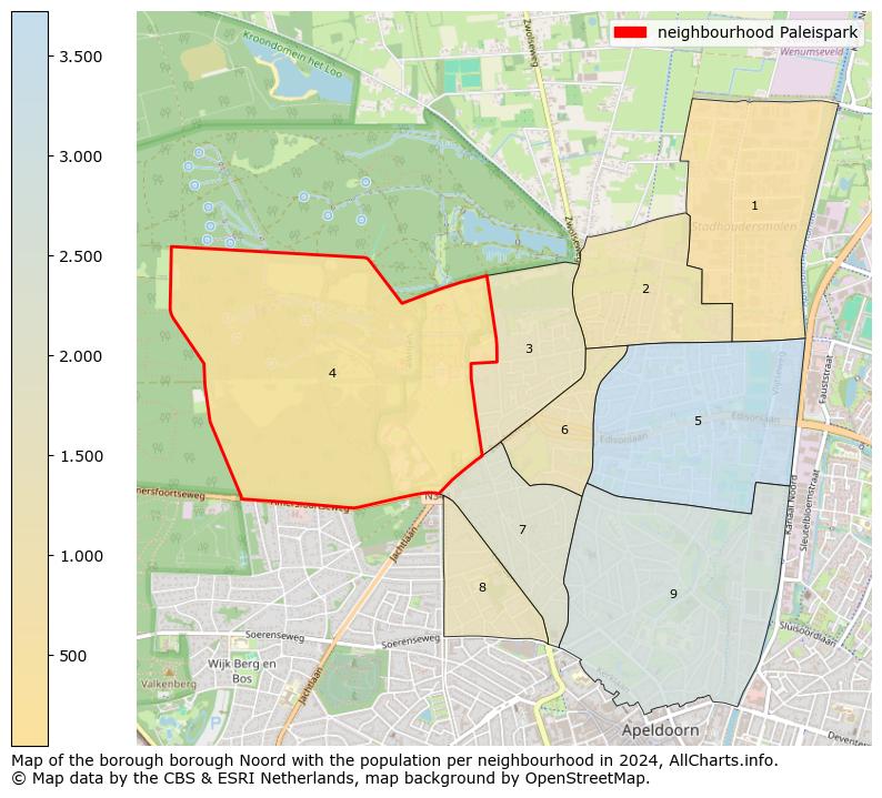 Image of the neighbourhood Paleispark at the map. This image is used as introduction to this page. This page shows a lot of information about the population in the neighbourhood Paleispark (such as the distribution by age groups of the residents, the composition of households, whether inhabitants are natives or Dutch with an immigration background, data about the houses (numbers, types, price development, use, type of property, ...) and more (car ownership, energy consumption, ...) based on open data from the Dutch Central Bureau of Statistics and various other sources!