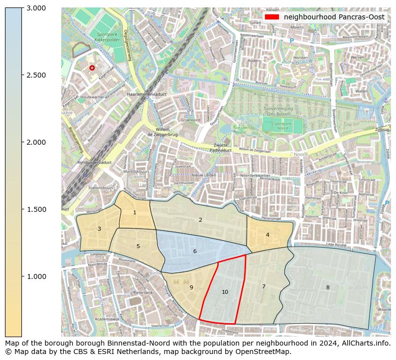 Image of the neighbourhood Pancras-Oost at the map. This image is used as introduction to this page. This page shows a lot of information about the population in the neighbourhood Pancras-Oost (such as the distribution by age groups of the residents, the composition of households, whether inhabitants are natives or Dutch with an immigration background, data about the houses (numbers, types, price development, use, type of property, ...) and more (car ownership, energy consumption, ...) based on open data from the Dutch Central Bureau of Statistics and various other sources!