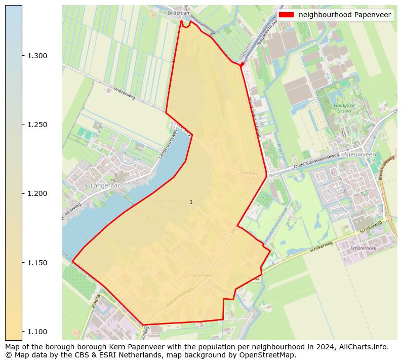 Image of the neighbourhood Papenveer at the map. This image is used as introduction to this page. This page shows a lot of information about the population in the neighbourhood Papenveer (such as the distribution by age groups of the residents, the composition of households, whether inhabitants are natives or Dutch with an immigration background, data about the houses (numbers, types, price development, use, type of property, ...) and more (car ownership, energy consumption, ...) based on open data from the Dutch Central Bureau of Statistics and various other sources!