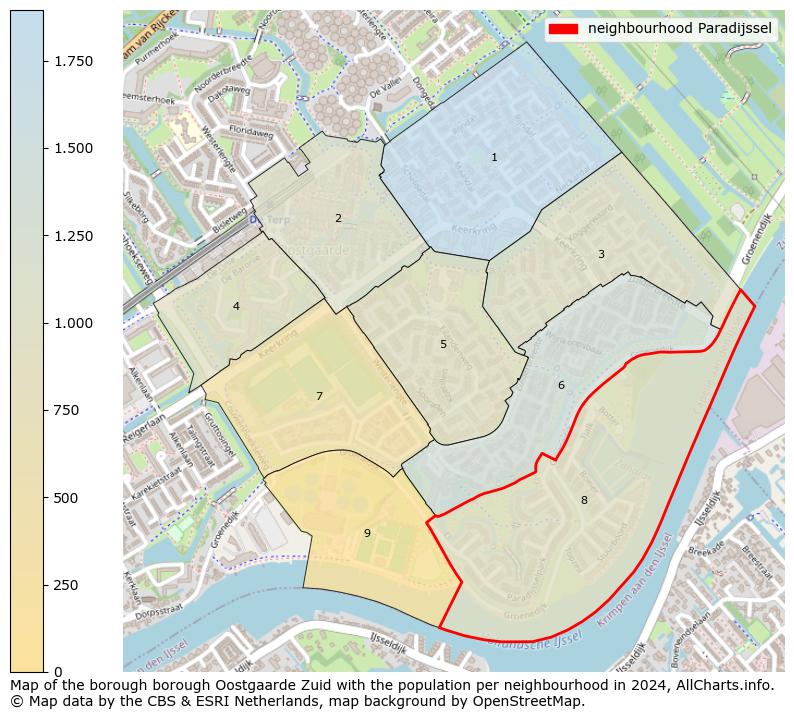 Image of the neighbourhood Paradijssel at the map. This image is used as introduction to this page. This page shows a lot of information about the population in the neighbourhood Paradijssel (such as the distribution by age groups of the residents, the composition of households, whether inhabitants are natives or Dutch with an immigration background, data about the houses (numbers, types, price development, use, type of property, ...) and more (car ownership, energy consumption, ...) based on open data from the Dutch Central Bureau of Statistics and various other sources!