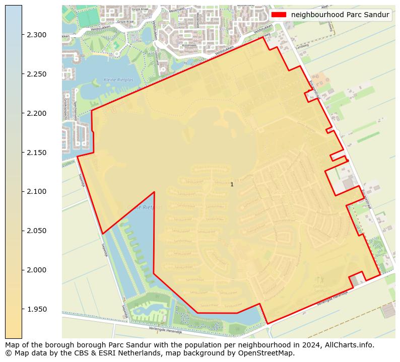 Image of the neighbourhood Parc Sandur at the map. This image is used as introduction to this page. This page shows a lot of information about the population in the neighbourhood Parc Sandur (such as the distribution by age groups of the residents, the composition of households, whether inhabitants are natives or Dutch with an immigration background, data about the houses (numbers, types, price development, use, type of property, ...) and more (car ownership, energy consumption, ...) based on open data from the Dutch Central Bureau of Statistics and various other sources!