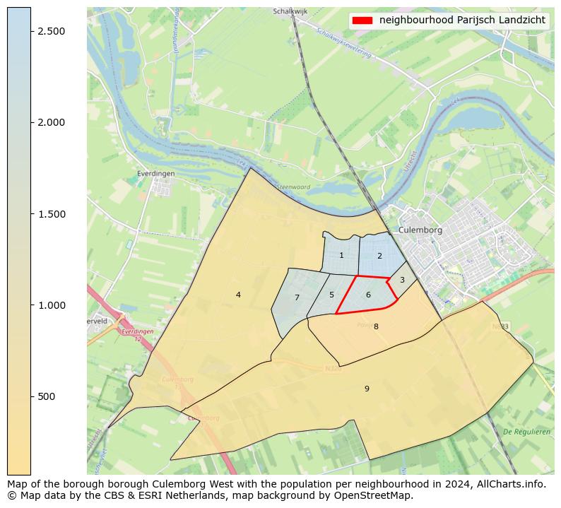 Image of the neighbourhood Parijsch Landzicht at the map. This image is used as introduction to this page. This page shows a lot of information about the population in the neighbourhood Parijsch Landzicht (such as the distribution by age groups of the residents, the composition of households, whether inhabitants are natives or Dutch with an immigration background, data about the houses (numbers, types, price development, use, type of property, ...) and more (car ownership, energy consumption, ...) based on open data from the Dutch Central Bureau of Statistics and various other sources!