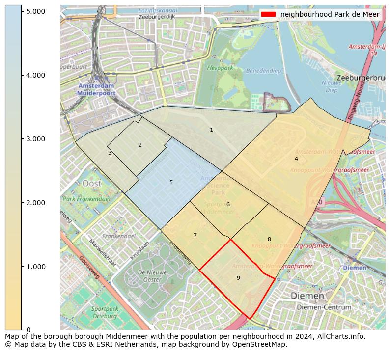 Image of the neighbourhood Park de Meer at the map. This image is used as introduction to this page. This page shows a lot of information about the population in the neighbourhood Park de Meer (such as the distribution by age groups of the residents, the composition of households, whether inhabitants are natives or Dutch with an immigration background, data about the houses (numbers, types, price development, use, type of property, ...) and more (car ownership, energy consumption, ...) based on open data from the Dutch Central Bureau of Statistics and various other sources!