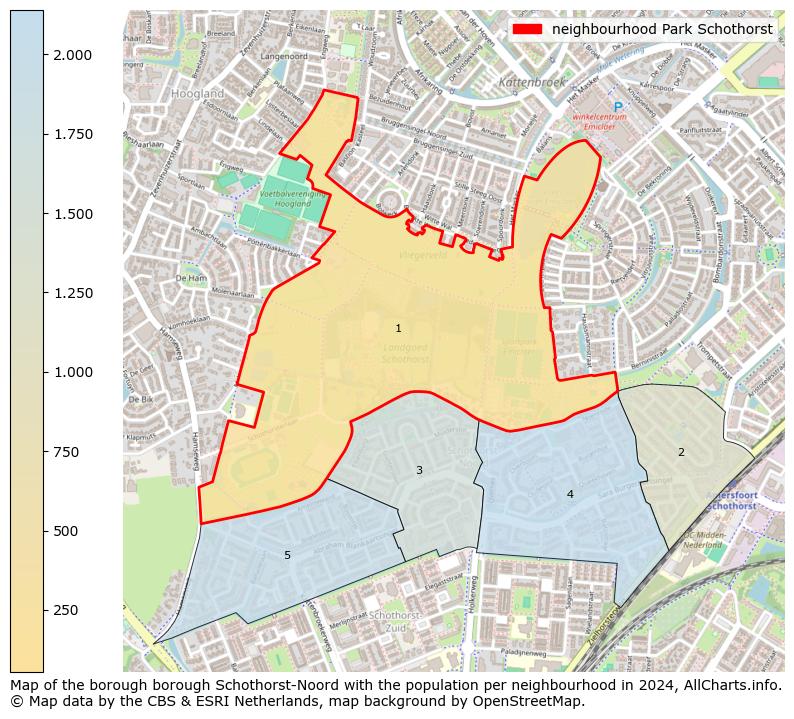 Image of the neighbourhood Park Schothorst at the map. This image is used as introduction to this page. This page shows a lot of information about the population in the neighbourhood Park Schothorst (such as the distribution by age groups of the residents, the composition of households, whether inhabitants are natives or Dutch with an immigration background, data about the houses (numbers, types, price development, use, type of property, ...) and more (car ownership, energy consumption, ...) based on open data from the Dutch Central Bureau of Statistics and various other sources!