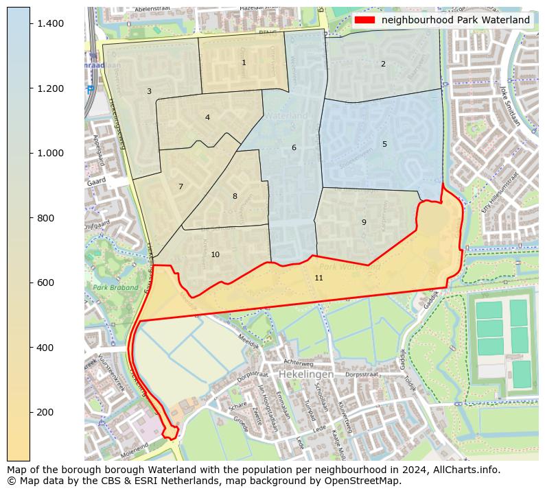 Image of the neighbourhood Park Waterland at the map. This image is used as introduction to this page. This page shows a lot of information about the population in the neighbourhood Park Waterland (such as the distribution by age groups of the residents, the composition of households, whether inhabitants are natives or Dutch with an immigration background, data about the houses (numbers, types, price development, use, type of property, ...) and more (car ownership, energy consumption, ...) based on open data from the Dutch Central Bureau of Statistics and various other sources!