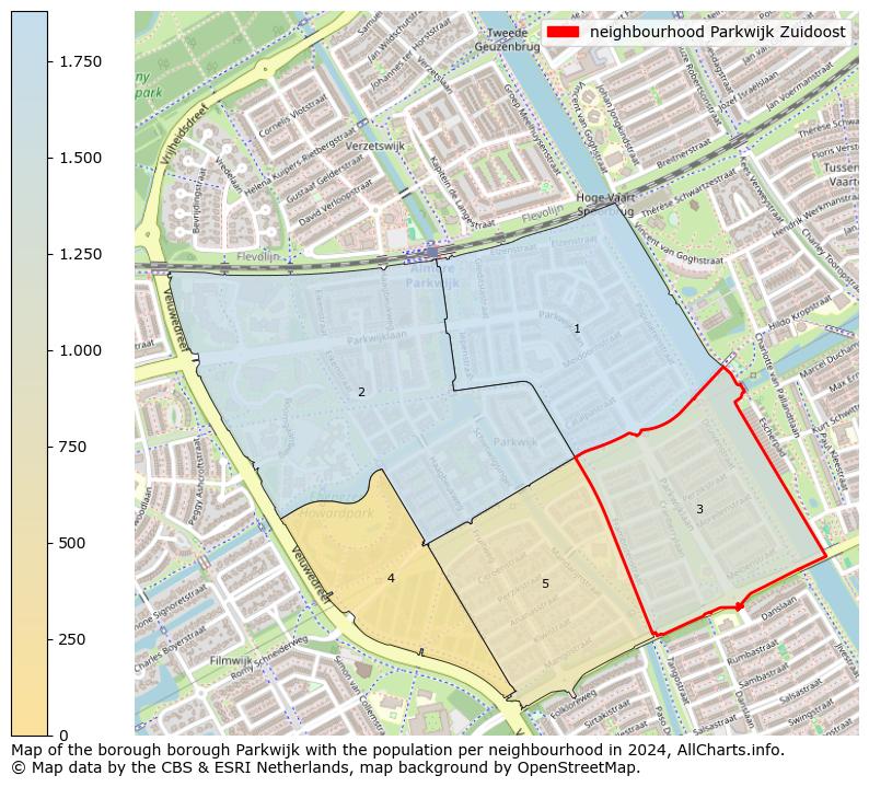 Image of the neighbourhood Parkwijk Zuidoost at the map. This image is used as introduction to this page. This page shows a lot of information about the population in the neighbourhood Parkwijk Zuidoost (such as the distribution by age groups of the residents, the composition of households, whether inhabitants are natives or Dutch with an immigration background, data about the houses (numbers, types, price development, use, type of property, ...) and more (car ownership, energy consumption, ...) based on open data from the Dutch Central Bureau of Statistics and various other sources!