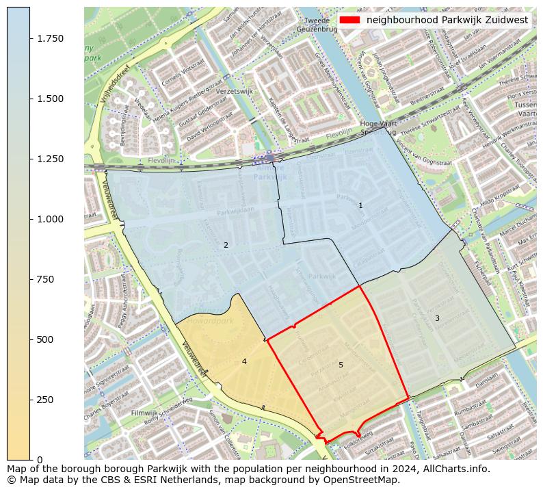 Image of the neighbourhood Parkwijk Zuidwest at the map. This image is used as introduction to this page. This page shows a lot of information about the population in the neighbourhood Parkwijk Zuidwest (such as the distribution by age groups of the residents, the composition of households, whether inhabitants are natives or Dutch with an immigration background, data about the houses (numbers, types, price development, use, type of property, ...) and more (car ownership, energy consumption, ...) based on open data from the Dutch Central Bureau of Statistics and various other sources!