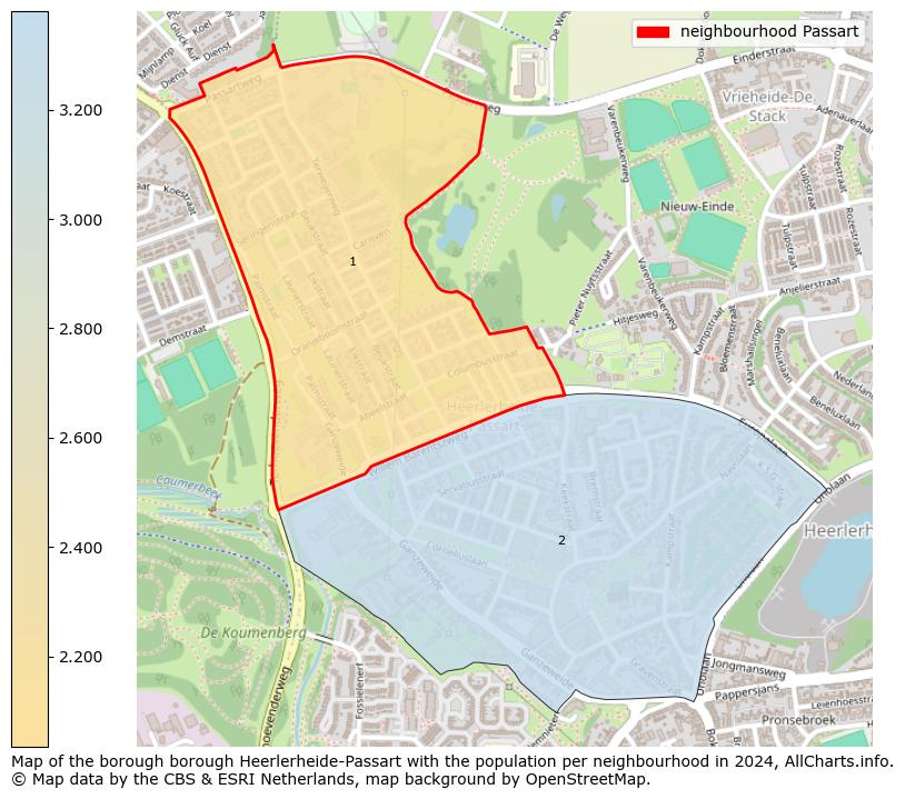 Image of the neighbourhood Passart at the map. This image is used as introduction to this page. This page shows a lot of information about the population in the neighbourhood Passart (such as the distribution by age groups of the residents, the composition of households, whether inhabitants are natives or Dutch with an immigration background, data about the houses (numbers, types, price development, use, type of property, ...) and more (car ownership, energy consumption, ...) based on open data from the Dutch Central Bureau of Statistics and various other sources!