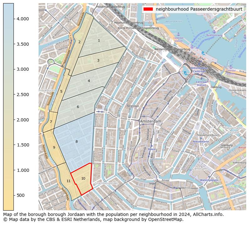 Image of the neighbourhood Passeerdersgrachtbuurt at the map. This image is used as introduction to this page. This page shows a lot of information about the population in the neighbourhood Passeerdersgrachtbuurt (such as the distribution by age groups of the residents, the composition of households, whether inhabitants are natives or Dutch with an immigration background, data about the houses (numbers, types, price development, use, type of property, ...) and more (car ownership, energy consumption, ...) based on open data from the Dutch Central Bureau of Statistics and various other sources!