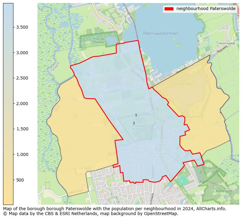 Image of the neighbourhood Paterswolde at the map. This image is used as introduction to this page. This page shows a lot of information about the population in the neighbourhood Paterswolde (such as the distribution by age groups of the residents, the composition of households, whether inhabitants are natives or Dutch with an immigration background, data about the houses (numbers, types, price development, use, type of property, ...) and more (car ownership, energy consumption, ...) based on open data from the Dutch Central Bureau of Statistics and various other sources!