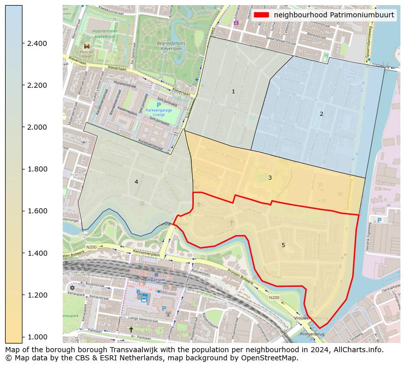 Image of the neighbourhood Patrimoniumbuurt at the map. This image is used as introduction to this page. This page shows a lot of information about the population in the neighbourhood Patrimoniumbuurt (such as the distribution by age groups of the residents, the composition of households, whether inhabitants are natives or Dutch with an immigration background, data about the houses (numbers, types, price development, use, type of property, ...) and more (car ownership, energy consumption, ...) based on open data from the Dutch Central Bureau of Statistics and various other sources!