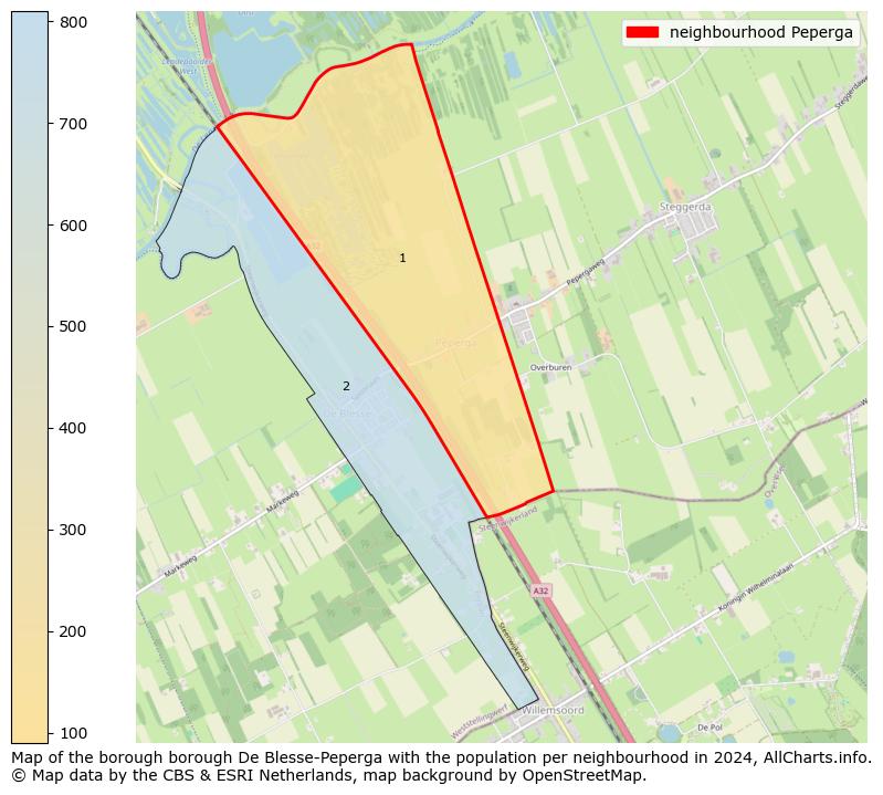 Image of the neighbourhood Peperga at the map. This image is used as introduction to this page. This page shows a lot of information about the population in the neighbourhood Peperga (such as the distribution by age groups of the residents, the composition of households, whether inhabitants are natives or Dutch with an immigration background, data about the houses (numbers, types, price development, use, type of property, ...) and more (car ownership, energy consumption, ...) based on open data from the Dutch Central Bureau of Statistics and various other sources!