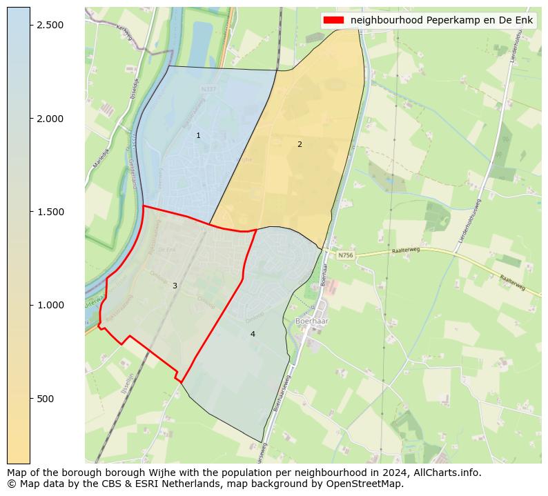 Image of the neighbourhood Peperkamp en De Enk at the map. This image is used as introduction to this page. This page shows a lot of information about the population in the neighbourhood Peperkamp en De Enk (such as the distribution by age groups of the residents, the composition of households, whether inhabitants are natives or Dutch with an immigration background, data about the houses (numbers, types, price development, use, type of property, ...) and more (car ownership, energy consumption, ...) based on open data from the Dutch Central Bureau of Statistics and various other sources!