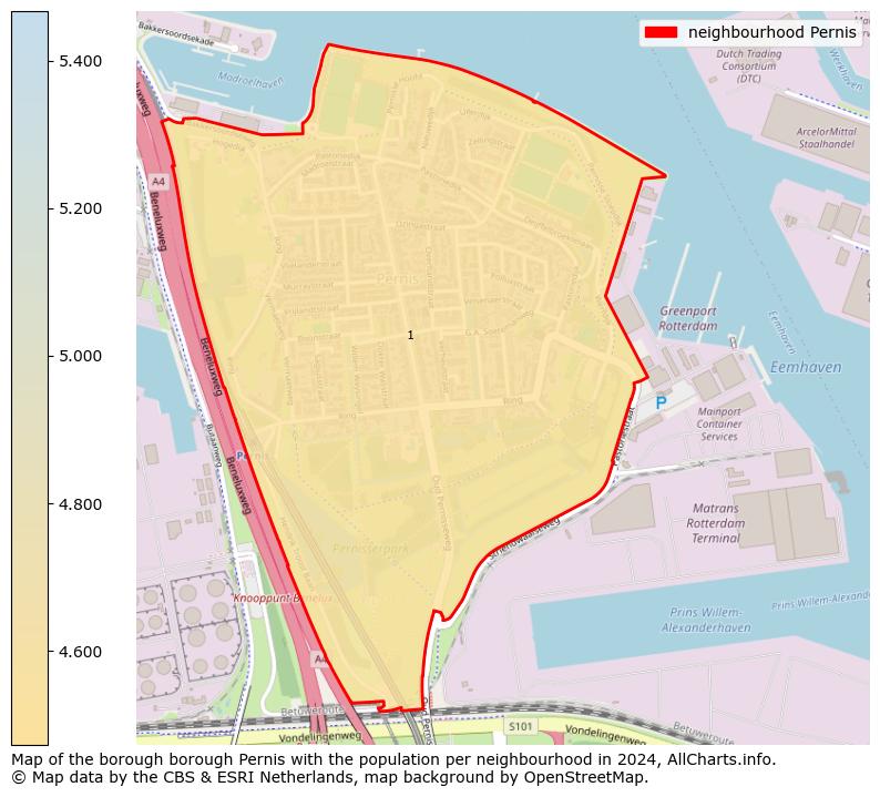 Image of the neighbourhood Pernis at the map. This image is used as introduction to this page. This page shows a lot of information about the population in the neighbourhood Pernis (such as the distribution by age groups of the residents, the composition of households, whether inhabitants are natives or Dutch with an immigration background, data about the houses (numbers, types, price development, use, type of property, ...) and more (car ownership, energy consumption, ...) based on open data from the Dutch Central Bureau of Statistics and various other sources!